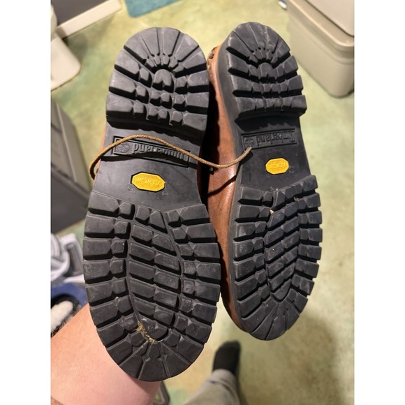 Timberland Gore-Tex Vibram Brown Leather Boots Men's 10.5 D USA - Picture 7 of 12